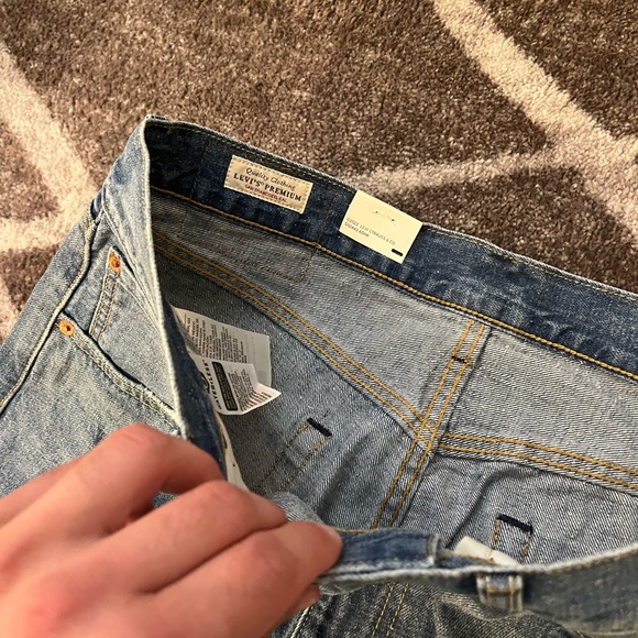 New Levi’s 50’s Straight Fit Selvedge Premium Big E Jeans - Picture 8 of 11